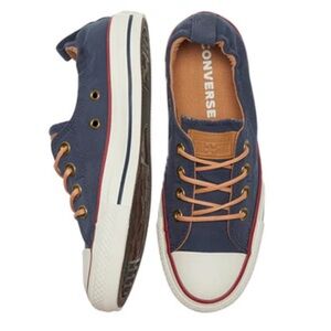 Converse All-Star Chuck Taylor Shoreline Slip On Womens Shoes Navy 551622F